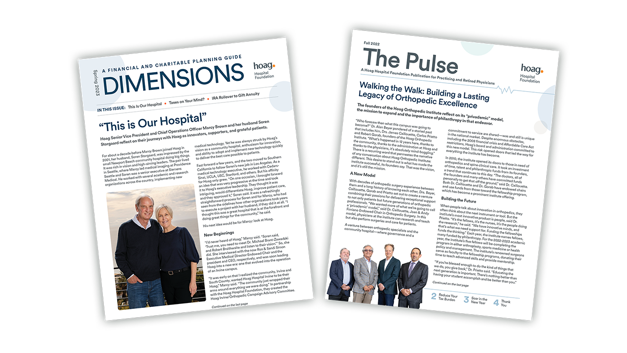 Dimensions and The Pulse Newspaper publications